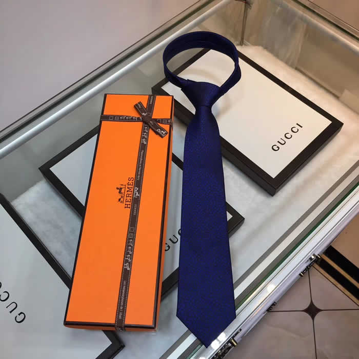 Classic Men Business Luxury Tie Replica Top Quality Hermes Ties 40